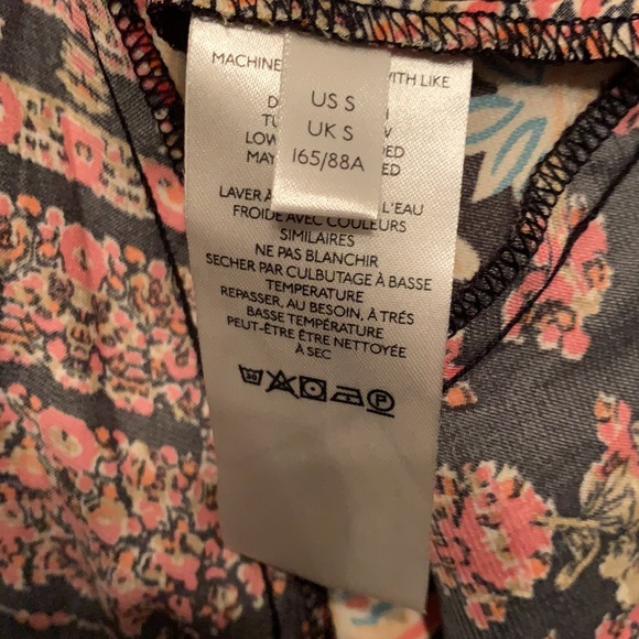 Free People boho baby doll mini sleeve dress - Picture 7 of 8